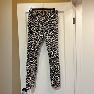 Kate Spade skinny leopard print pants/jeans.